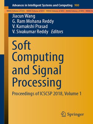 cover image of Soft Computing and Signal Processing